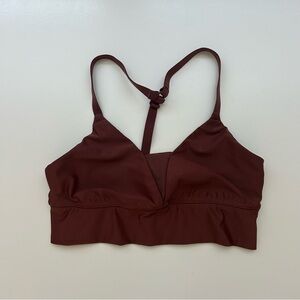 Women's Red/Brown Sports Bra